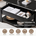 Yaheetech Coffee Table with Storage, Lift Top, 98cm L, Black 🍁 All In One Marketplace Canada