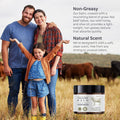Beef Tallow and Honey Balm for Skin: Whipped Grass Fed Beef Tallow Balm Moisturizer with Raw Honey and Olive Oil for Face and Body - Natural Cow Fat Cream Unscented 🍁 All In One Marketplace Canada
