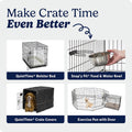 MidWest Homes for Pets 24-Inch iCrate for Small Breeds, 12-20 lbs, Single Door Folding Dog Crate with Divider Panel, Leak-Proof Tray & Secure Latch, Portable, Durable & Easy to Assemble 🍁 All In One Marketplace Canada