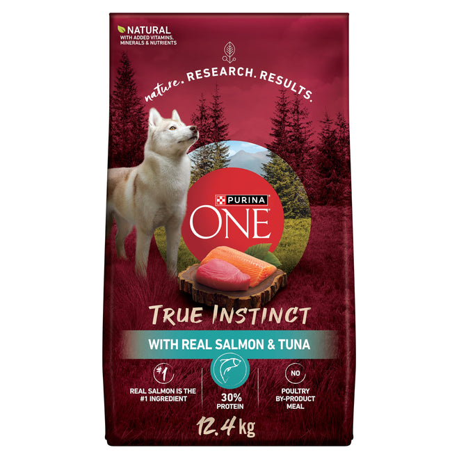 Purina ONE True Instinct Dry Dog Food, Salmon & Tuna 12.4kg 🍁 All In One Marketplace Canada