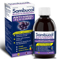 Sambucol Black Elderberry Anti-Viral Flu Care | Quickly Relieves Cold & Flu Symptoms | Immune Support & Antioxidant | Ideal for Families | Syrup, 230 mL, blue 🍁 All In One Marketplace Canada