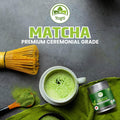 Organic Matcha Green Tea Powder – Ceremonial Grade – 50g Tin | Premium Japanese Green Tea | Smooth & Vibrant | Superfood for Lattes, Smoothies & Baking 🍁 All In One Marketplace Canada