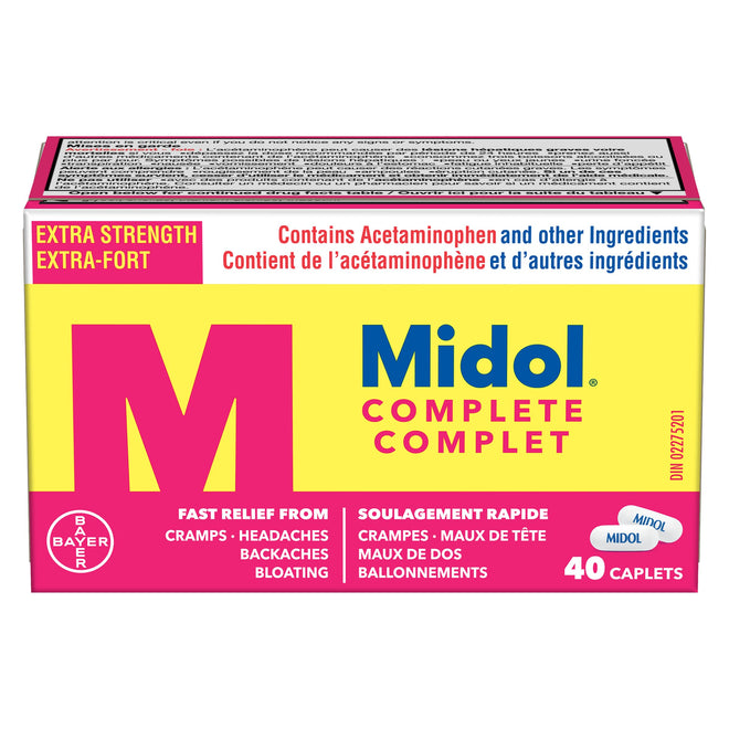 Midol Complete 500mg - 40 tablets