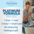 Tru Earth Platinum - Heavy Duty Laundry Detergent Sheets - Up to 128 Loads (64 Sheets), Fresh Linen Scent - Ultra-Concentrated - Eco-Friendly Laundry Sheets 🍁 All In One Marketplace Canada