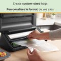 FoodSaver Vacuum Seal Rolls Variety Pack, Vacuum Sealer Rolls for Custom Length Airtight Food Storage Bags and Sous Vide, BPA-Free, 3 Rolls (11" x 16') and 2 Rolls (8" x 20') - 5 Total 🍁 All In One Marketplace Canada
