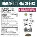 Viva Naturals Organic Chia Seeds, 2 lb – Plant-Based Omega-3s & 6s and Vegan Protein, Non-GMO, Black Chia Seeds Organic, Graine de Chia – Perfect for Smoothies, Salads, and Chia Seed Pudding 🍁 All In One Marketplace Canada