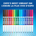 EXPO Dry Erase Markers, Low Odour Ink, Black, Fine Tip, 12 Count 🍁 All In One Marketplace Canada