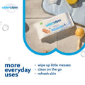 WaterWipes Plastic-Free Original Baby Wipes, 99.9% Water Based Wipes, Unscented & Hypoallergenic for Sensitive Skin, 240 Count (4 packs), Packaging May Vary 🍁 All In One Marketplace Canada