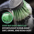 Chemical Guys Wheelie All Exterior Surface and Wheel Brush (Safe for Cars, Trucks, SUVs, RVs, Motorcycles, & More) Green 🍁 All In One Marketplace Canada