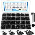 1705 Pcs Machine Screw Assortment Kit, M2 M3 M4 M5 Metric Bolts and Nuts Kit with Lock and Flat Washers, Hex Button Head 10.9 Alloy Steel Cap Screw Set with Allen Wrench 🍁 All In One Marketplace Canada