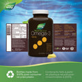 Nature's Way NutraSea +D Omega 3 + Vitamin D Softgels Supplement with Fish Oil – Fresh Mint Flavour – Heart, Brain, Bone & Immune Support for Adults and Kids 6+ – EPA & DHA + 1000IU D3, 150 Softgels 🍁 All In One Marketplace Canada