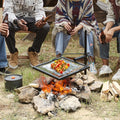 VEVOR Swivel Campfire Grill, Fire Pit Grill Grate, Heavy Duty Steel Grill Grates, 360° Adjustable Open Outdoor Cooking Equipment, Portable Camp Fire Racks for Camping Outdoor BBQ 🍁 All In One Marketplace Canada