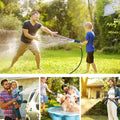 200 ft Expandable Garden Hose with 10 Spray Nozzle - Heavy Duty Superior Strength 3750D - 4 -Layer Latex Core - Expanding Water Hoses - Extra Strong Brass Connectors/Storage Bag 🍁 All In One Marketplace Canada