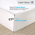 100% Egyptian Cotton Queen Sheets - 1000 Thread Count White Bed Sheets for Queen Size Bed, Long Staple Cotton Bedding Sheets, Sateen Weave, Luxury Hotel Sheets, Fits 17" Mattress 🍁 All In One Marketplace Canada