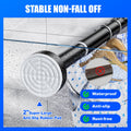Ausemku Shower Curtain Rod Tension - 32-80 Inch Never Rust Non-Slip Spring Tension Curtain Rod No Drilling Stainless Steel Curtain Rod Use Bathroom Kitchen（Black） 🍁 All In One Marketplace Canada