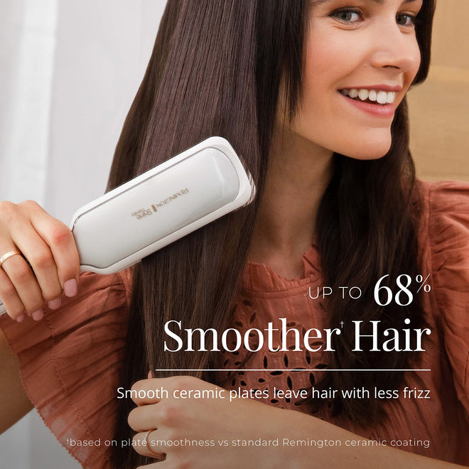 Remington Shine Therapy Argan Oil & Keratin Infused 2 Inch Hair Straightener/Flat Iron 🍁 All In One Marketplace Canada