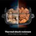 Ninja Crispi Portable Glass Air Fryer Cooking System – 4-Qt & 6-Cup CleanCrisp Containers, Nontoxic, Leak-Proof, Dishwasher Safe – Air Fry, Bake, Max Crisp, Recrisp FN101CGY (Canadian Version) 🍁 All In One Marketplace Canada