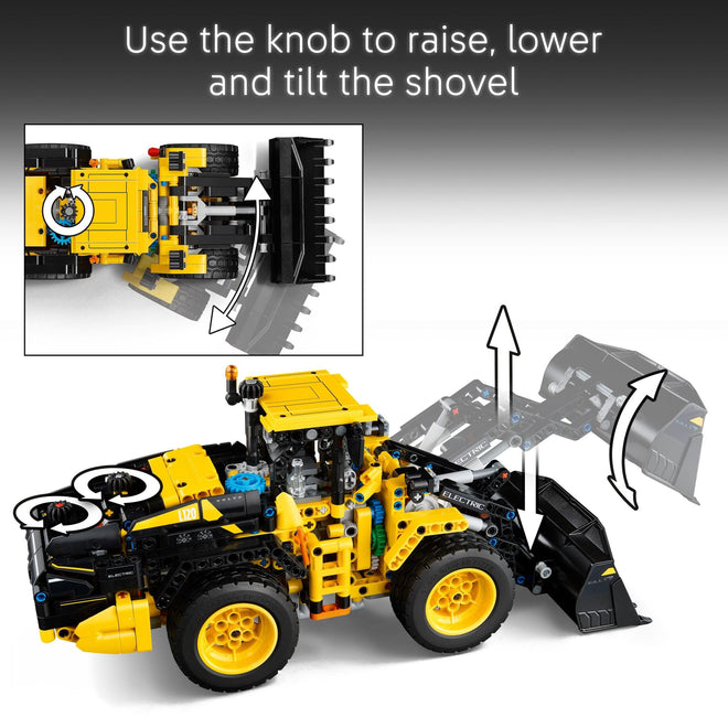 LEGO Technic Volvo L120 Electric Wheel Loader Construction Toy - Pretend Play Building Set - Great Birthday Gift for Boys, Girls, and Kids 9+ Who Love Vehicle Playsets - 42209 🍁 All In One Marketplace Canada