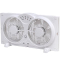 Genesis Twin Fan High Velocity Reversible AirFlow Fan, LED Indicator Lights Adjustable Thermostat & Max Cool Technology, ETL Certified, White (A1WINDOWFAN) 🍁 All In One Marketplace Canada