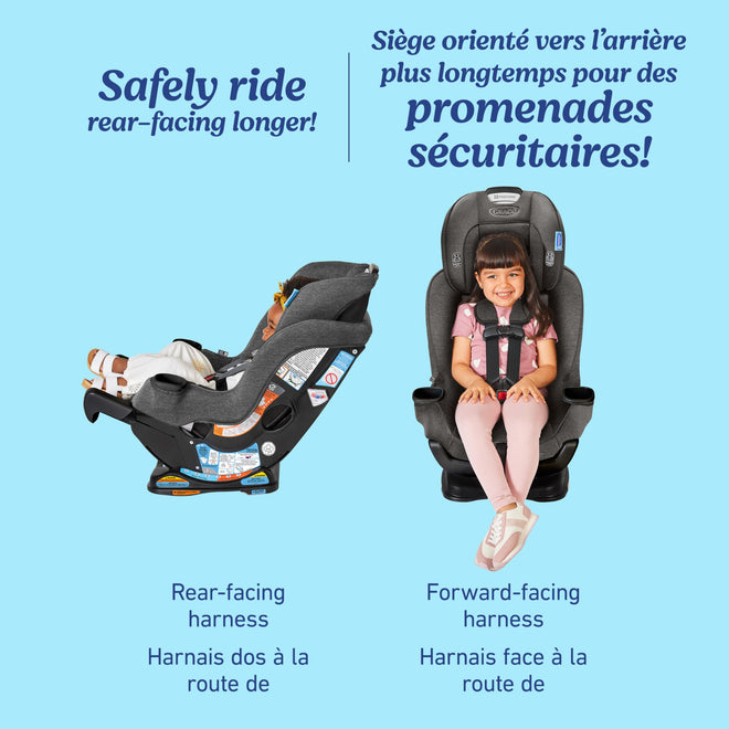Graco Extend2Fit Convertible Car Seat, Ashten 🍁 All In One Marketplace Canada