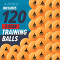 JOOLA Training 3 Star Table Tennis Balls 12, 60, or 120 Pack - 40mm Regulation Bulk Ping Pong Balls for Competition and Recreational Play - Fun as a Cat Toy - Indoor and Outdoor Compatible 🍁 All In One Marketplace Canada