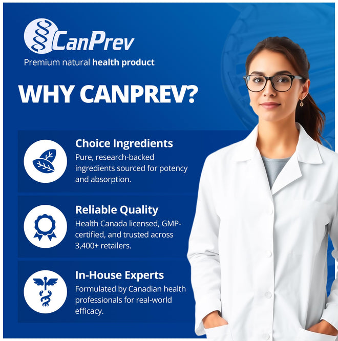 CanPrev - D3 & K2 Vitamin Supplement 240 Softgels 240-Day Supply, K2 MK7 Cholecalciferol Vitamin D3 Supplement, Organic Coconut Oil for Improved Absorption - Helps Build & Maintain Teeth & Bone Health 🍁 All In One Marketplace Canada