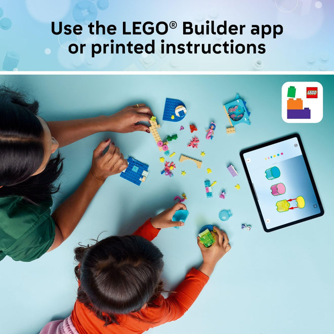 LEGO Gabby’s Dollhouse Mermaid Gabby’s Aquarium Adventure Building Blocks - Pretend Play & Learning Toy for Girls & Boys, Ages 4+, with Gabby & Mercat Mini Dolls - Gift Idea for Birthdays - 11204 🍁 All In One Marketplace Canada