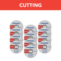 Dremel EZ456B 1 1/2-Inch EZ Lock Rotary Tool Cut-Off Wheels- Rotary Tool Cutting Accessories, Perfect for Slicing Sheet Metal and Copper Pipe, 12 Pieces 🍁 All In One Marketplace Canada