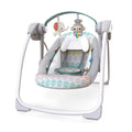 Bright Starts Portable Automatic 6-Speed Baby Swing, Compact Easy-Fold, Music, Toy Bar, 0-9 Months 6-20 lbs (Whimsical Wild) 🍁 All In One Marketplace Canada