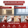 XFasten Transparent Window Weather Sealing Tape, 2-Inch x 30 Yards (50.8mm x 27.43m), Clear Window Draft Isolation Sealing Film Tape, No Residue 🍁 All In One Marketplace Canada