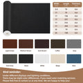 Shagoom Leather Repair Kit, 17X79 inch Self Adhesive Leather Patch Waterproof, DIY Large Vinyl Patches for Couches, Furniture, Kitchen Cabinets, Wall （Black, 17X79 inch） 🍁 All In One Marketplace Canada