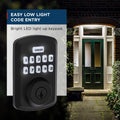 Weiser Powerbolt 3 x Daylon Combo Pack, Keyless Entry Door Lock/Deadbolt with Door Handle/Lever in Matte Black, 10-Button Keypad Door Lock, Electronic Door Locks for Front Door 🍁 All In One Marketplace Canada