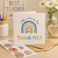 27 Teacher Thank You Cards 9 Classroom Designs with Gold Foil 15x15 cm 🍁 All In One Marketplace Canada