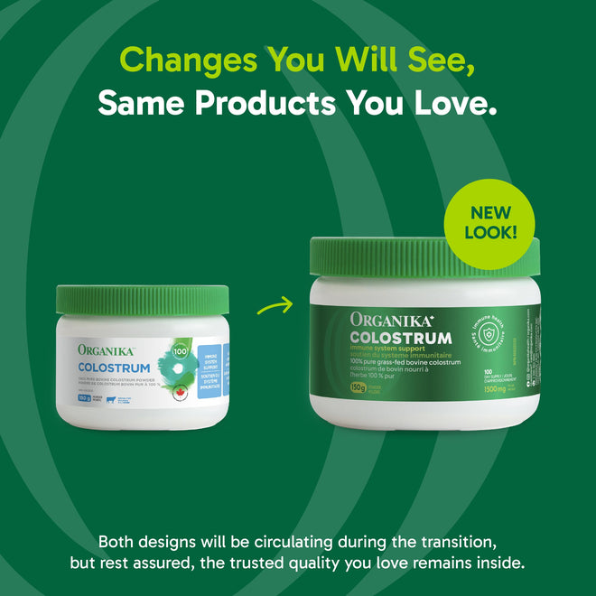 Organika Canadian-Made Colostrum (Bovine)- Immune Support, Grass-Fed- 150g 🍁 All In One Marketplace Canada