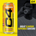 Cellucor C4 Performance Energy Drink, Creamsicle, Carbonated Sugar Free Drink with no Artificial Colours or Dyes, 473mL, 12 count 🍁 All In One Marketplace Canada