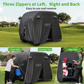 10L0L Universal 2-4 Passenger Golf Cart Cover for EZGO, Club Car and Yamaha, Waterproof Sunproof and Durable, Black 🍁 All In One Marketplace Canada