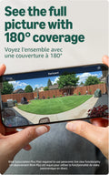Blink Arc – Plug-in Panoramic Vision [Plus Subscription required], 180° coverage, dual-camera mount for Mini 2K+ and Mini 2 (cameras sold separately) – Mount Accessory only (Black) 🍁 All In One Marketplace Canada