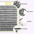B&Qaugen Lash Clusters 280 Pcs 40D-0.07D-9-16MIX B&Q LASH Individual Lashes 10D 20D 30D 40D 50D Cluster Lashes C D Curl Eyelash Clusters Soft Volume DIY Lash Extensions at Home (40D-0.07D,9-16MIX) 🍁 All In One Marketplace Canada