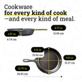 Lodge L6SK3 9-Inch Logic Pre-Seasoned Skillet (Black) 🍁 All In One Marketplace Canada