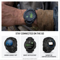 Garmin Instinct® 3 45mm, AMOLED Display, Rugged Outdoor GPS Smartwatch, Metal-Reinforced Bezel, Built-in Flashlight, Up to 18 Days of Battery Life, Black 🍁 All In One Marketplace Canada