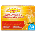 Emergen-C® Super Orange (30 Count), 1000mg Vitamin C / Electrolytes / B Vitamins Mineral Supplement 🍁 All In One Marketplace Canada