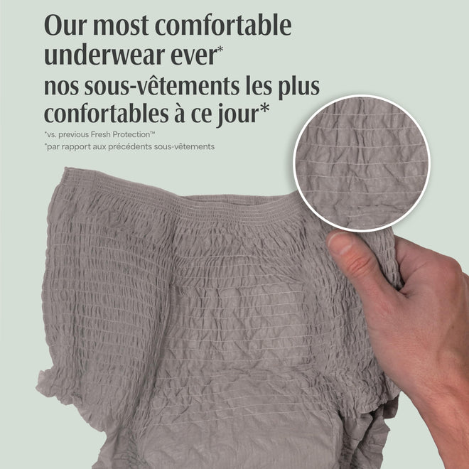 Depend Fresh Protection Adult Incontinence Underwear for Men (Formerly Depend Fit-Flex), Disposable, Maximum, Small/Medium, Grey, 44 Count 🍁 All In One Marketplace Canada