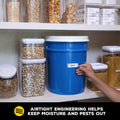 Gamma2 Gamma Seal Lid 3pk Combo for Utility Buckets - Fits 3.5, 5, 6 & 7 gallon buckets, Red, White & Blue, Made in USA 🍁 All In One Marketplace Canada