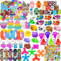 124 Pcs Party Favors for Kids 6-8 8-12, Birthday Gifts, Treasure Chest Toys, Carnival Prizes, School Classroom Party Supplies, Pinata Filler, Stocking Stuffers, Goodie Bag Items for Kids 🍁 All In One Marketplace Canada