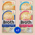 INABA Churu Broth for Cats, Side Dish Pouch, 39 Grams per Pouch, 12 Pouches, Chicken & Seafood Variety 🍁 All In One Marketplace Canada