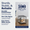 MidWest Homes for Pets 24-Inch iCrate for Small Breeds, 12-20 lbs, Single Door Folding Dog Crate with Divider Panel, Leak-Proof Tray & Secure Latch, Portable, Durable & Easy to Assemble 🍁 All In One Marketplace Canada