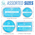 Reusable Cold Gel Ice Packs for Injuries | 7 Pack Cold Compress Gel Ice Pack for Knee, Neck, Hip, Shoulder & Back Pain 🍁 All In One Marketplace Canada