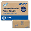 Scott Professional Universal Multifold Paper Towels, Bulk (03650), Absorbency Pockets, 9.2"x9.4", Compressed, Compact (250 Sheets/Pack, 12 Packs/Case, 3,000 Sheet Total) 🍁 All In One Marketplace Canada