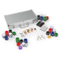 Cardinal Classics, 300-Piece Poker Set with Aluminum Carrying Case & Professional 11.5g Chips Plus 5 Poker Dice, for Adults and Kids Ages 10 and up 🍁 All In One Marketplace Canada