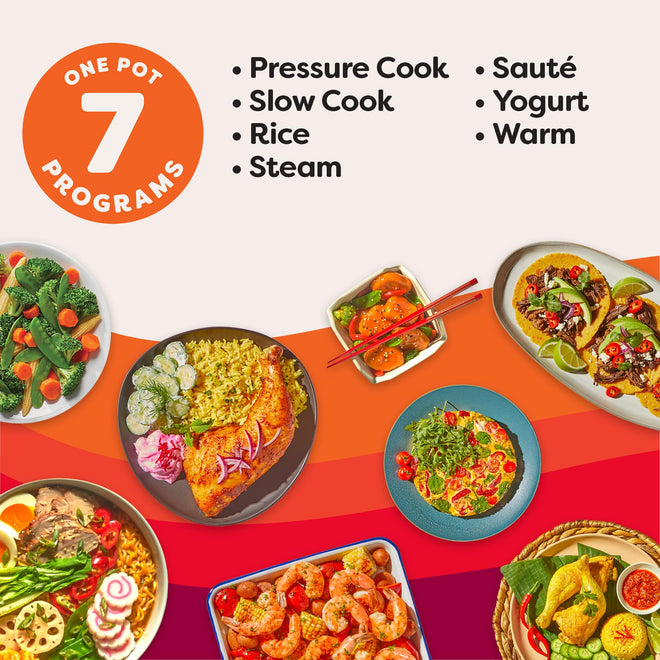 Instant Pot RIO, 7-in-1 Electric Multi-Cooker, Pressure Cooker, Slow Cooker, Rice Cooker, Steamer, Sauté, Yogurt Maker, & Warmer, Includes App With Over 800 Recipes, 6 Quart 🍁 All In One Marketplace Canada